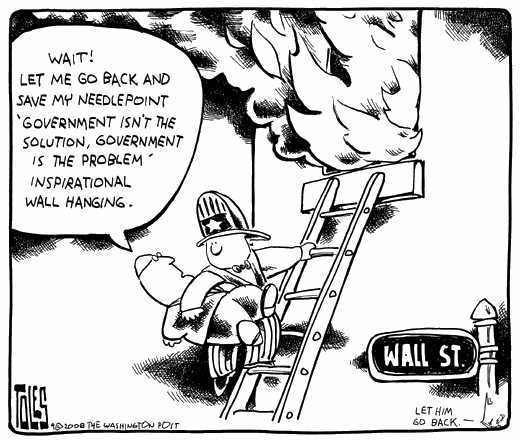 Tom Toles on the financial crisis